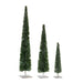 Set of 3 Decorated Christmas Tree Figurines for Holiday Home Decor - HYGGE CAVE