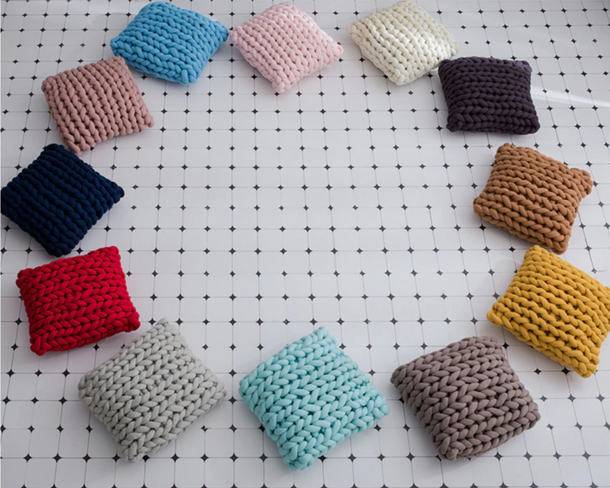 HYGGE CAVE | HYGGE Knitted Woolen Pillow Case UNIQUE Handmade Cushions