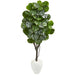 HYGGE CAVE | FIDDLE LEAF FIG ARTIFICIAL TREE IN WHITE PLANTER