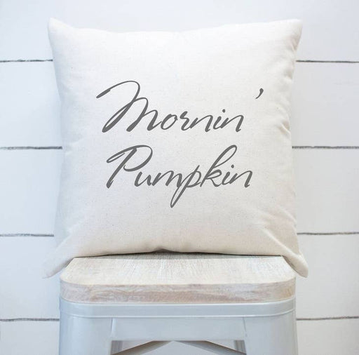 mornin' pumpkin pillow cover