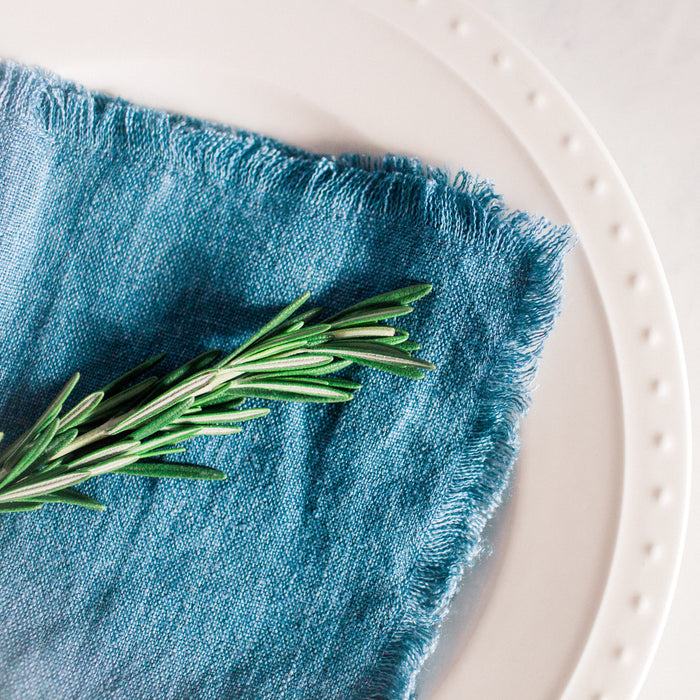 HYGGE CAVE | STONE WASHED LINEN COCKTAIL NAPKINS