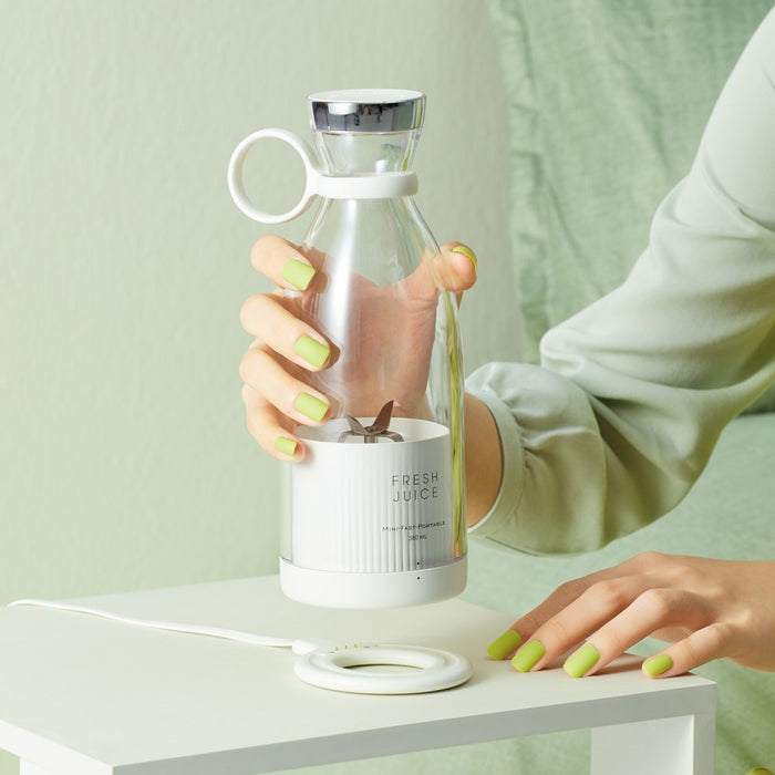 Mini Electric Juice Blender Glass Portable Blender Fast Stirring Support  Ice C