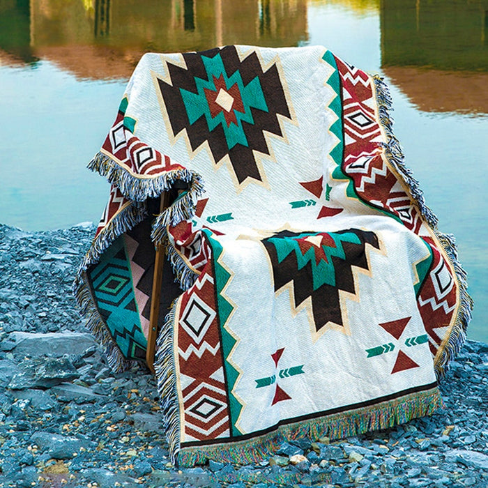 HYGGE CAVE | NORDIC BOHEMIAN BLANKET/TOWEL/RUG