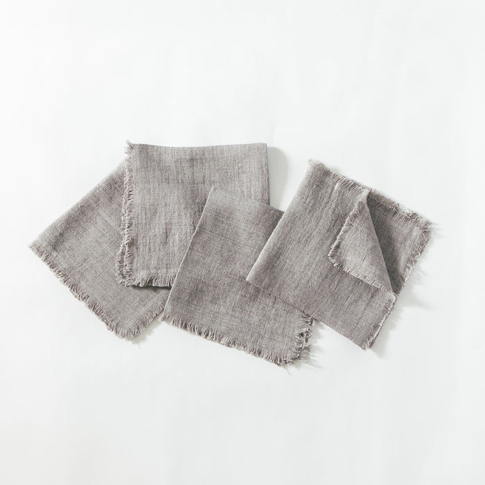 HYGGE CAVE | STONE WASHED LINEN COCKTAIL NAPKINS