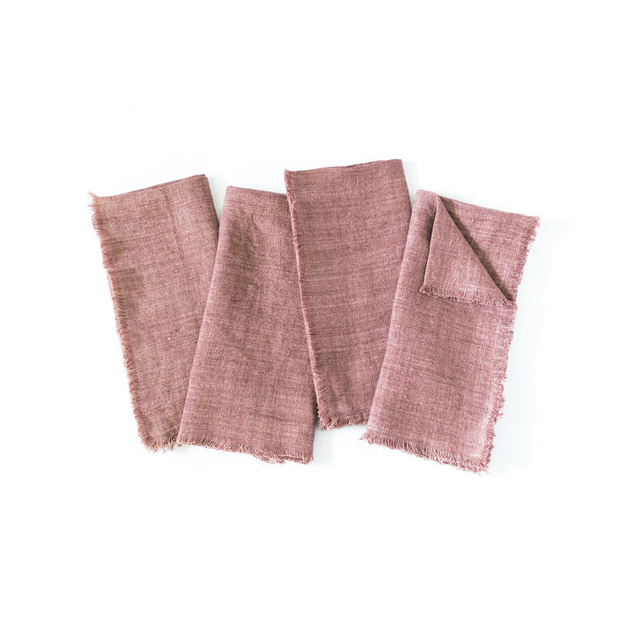 HYGGE CAVE | STONE WASHED LINEN DINNER NAPKINS