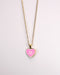 Colorful Jewelry / 18K Gold Plated / Star Sign Necklace / Stainless Steel / Heart Enamel Necklace / 12 Zodiac Necklace