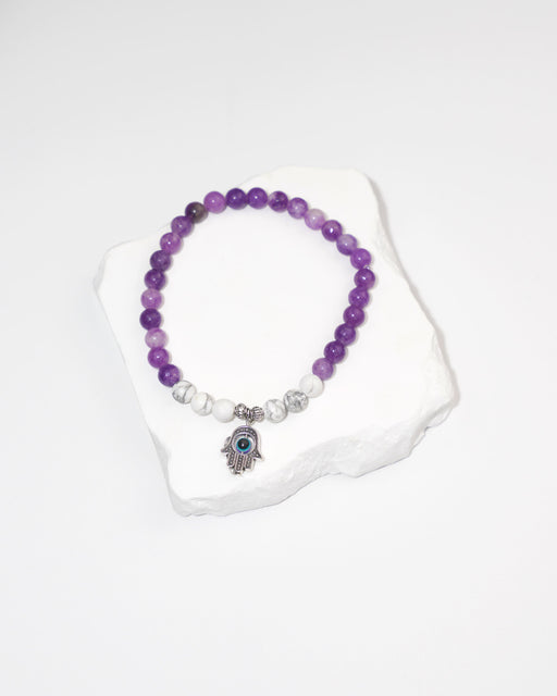 Crown Chakra / Sahasrara / Natural Stone / Purple Mica Beads / Natural Loose Round Beads / Light Purple Lepidolite Jasper / Crystal Energy Stone / Healing Power / Matte Stone