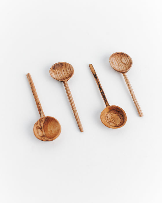 HYGGE CAVE | OLIVE WOOD COFFEE SPOON SET