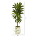 HYGGE CAVE | DRACAENA ARTIFICIAL PLANT IN FLOWER PRINT PLANTER