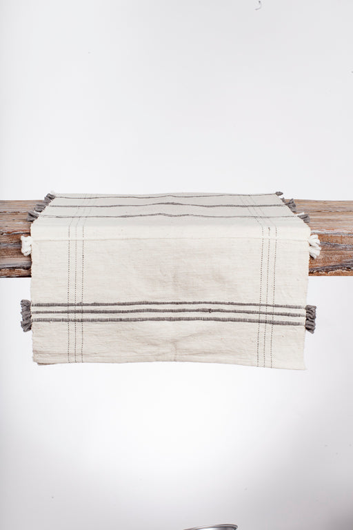 HYGGE CAVE | RIBBONS COTTON TABLE RUNNER