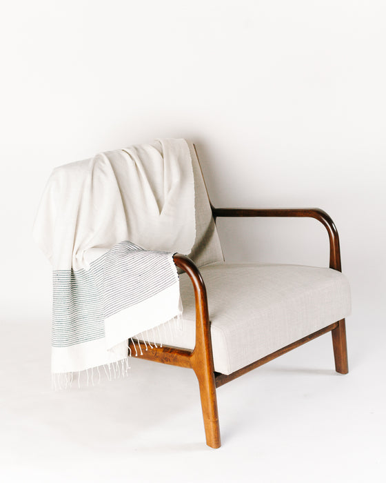 HYGGE CAVE | RIVIERA HANDWOVEN COTTON THROW