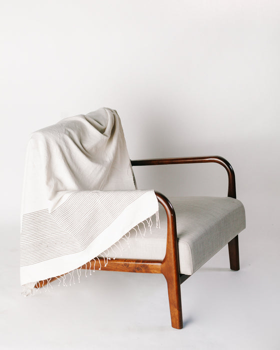HYGGE CAVE | RIVIERA HANDWOVEN COTTON THROW