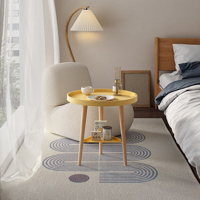 Add a touch of Nordic charm to your living space with this stunning and practical Nordic Small Round Table, perfect for those who appreciate elegant and functional design.