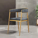 gold living room chair with a comfortable and supportive design