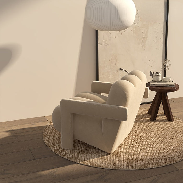 Indulge in the perfect blend of style and comfort with this luxurious Nordic Lounge Designer Chair.