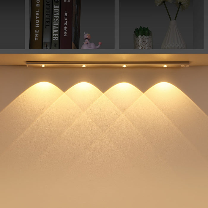 thin led light with motion sensor - hygge cave