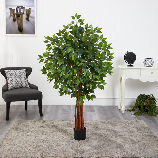 HYGGE CAVE | FICUS ARTIFICIAL TREE WITH NATURAL TRUNK