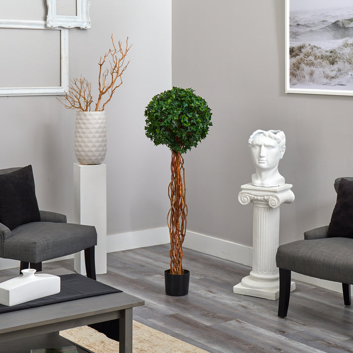 HYGGE CAVE | ENGLISH IVY SINGLE BALL TOPIARY ARTIFICIAL TREE