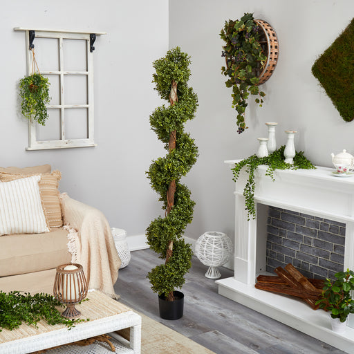 HYGGE CAVE | BOXWOOD SPIRAL TOPIARY ARTIFICIAL TREE