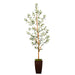 HYGGE CAVE | OLIVE ARTIFICIAL TREE IN BRONZE METAL PLANTER