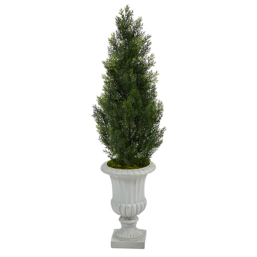 HYGGE CAVE | MINI CEDAR ARTIFICIAL PINE TREE IN DECORATIVE URN