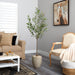 HYGGE CAVE | OLIVE ARTIFICIAL TREE IN SAND COLORED PLANTER