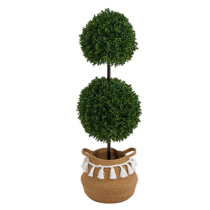 HYGGE CAVE | BOXWOOD DOUBLE BALL TOPIARY TREE