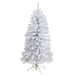  white artificial Christmas tree - hygge cave