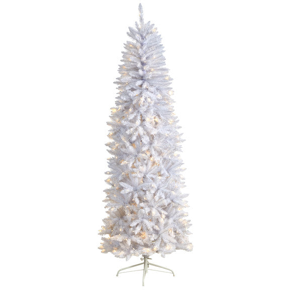  white artificial Christmas tree - hygge cave