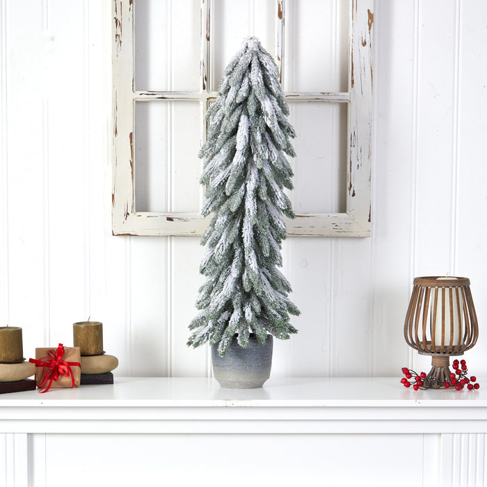 Faux Christmas Trees - hygge cave