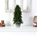 desktop artificial Christmas tree - hygge cave