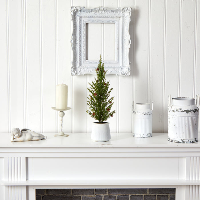 best small artificial Christmas tree - hygge cave
