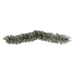 6' FROSTED ARTIFICIAL CHRISTMAS GARLAND WITH PINECONES AND 50 WARM WHITE LED LIGHTS - HYGGE CAVE