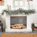 6' FROSTED ARTIFICIAL CHRISTMAS GARLAND WITH PINECONES AND 50 WARM WHITE LED LIGHTS - HYGGE CAVE