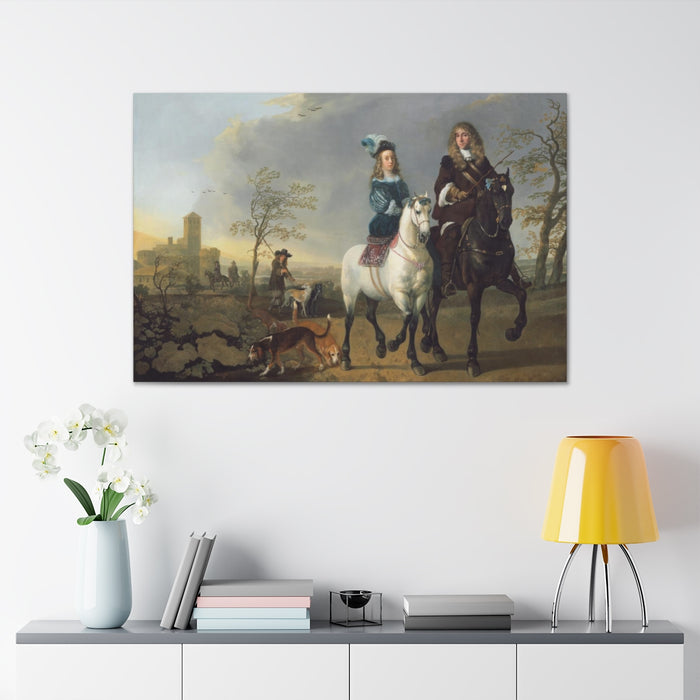 HYGGE CAVE | LADY AND GENTLEMAN ON HORSEBACK