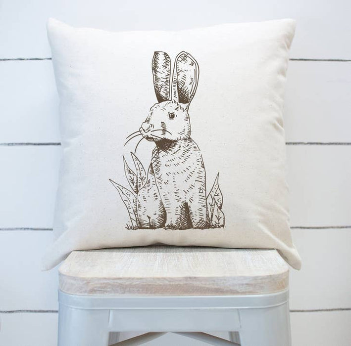 easter bunny pillow cover