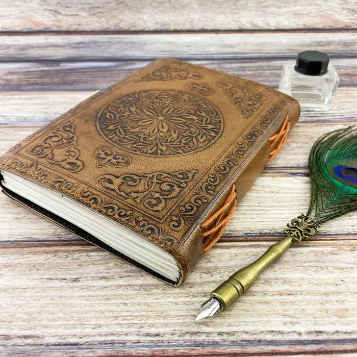 This rustic leather notebook - hygge cave