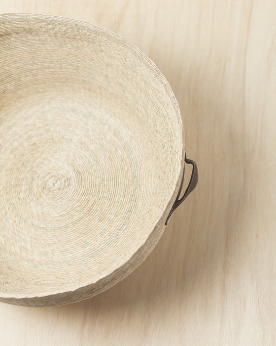 HYGGE CAVE | GET IT NOW LA PALMA ROUND FLOOR BASKET CRAFTED IN MEXICO