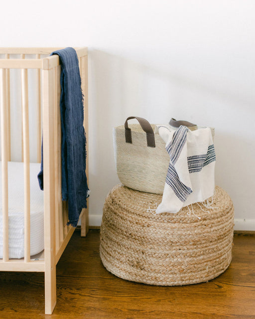 HYGGE CAVE | LA PALMA SQUARE FLOOR BASKET BUY NOW STORAGE crafted in Mexico