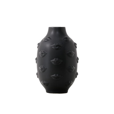 HYGGE CAVE | Scandinavian Ceramic Face Vases decoration home crafts 