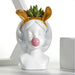 HYGGE CAVE | Decorative Nordic Style Resin Vase Cute Girl Bubble Gum