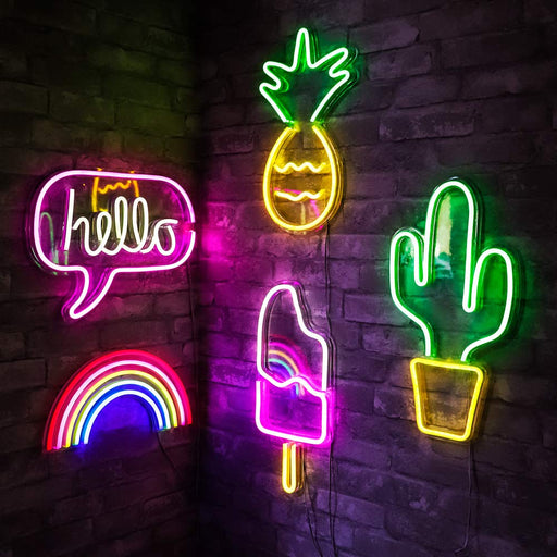 bright neon lights for bedroom – hygge cave