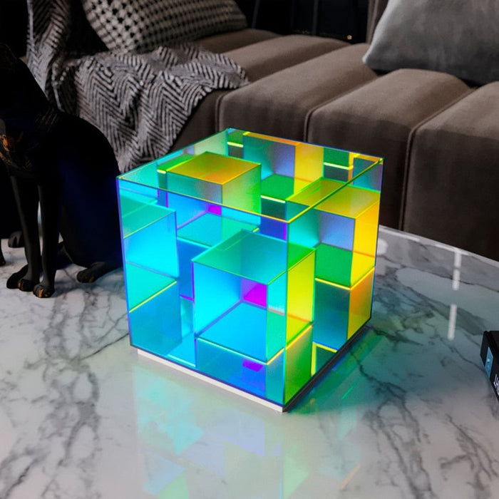 Colorful Transparent LED Desk Light – hygge cave